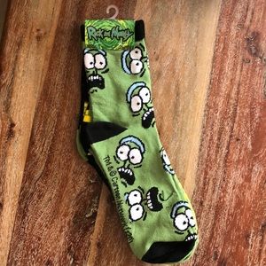 Men’s 3 pack of Adult Swim Rick and Morty socks